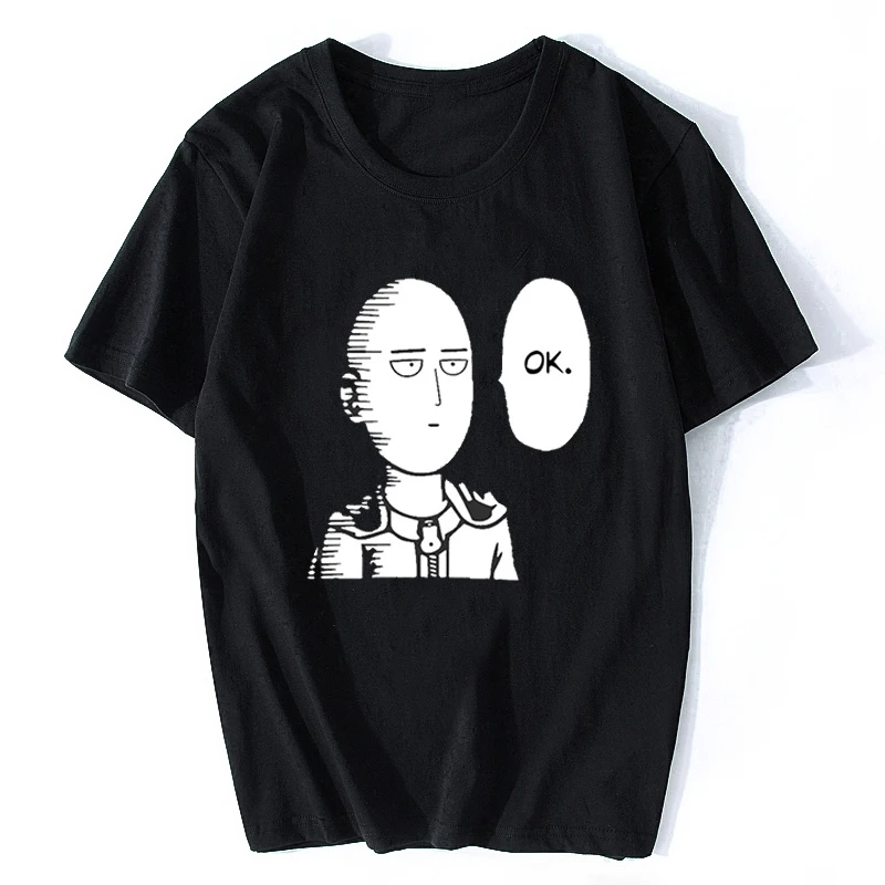 One Punch Man порядке печатные Для мужчин футболка модные Японии "Аниме"