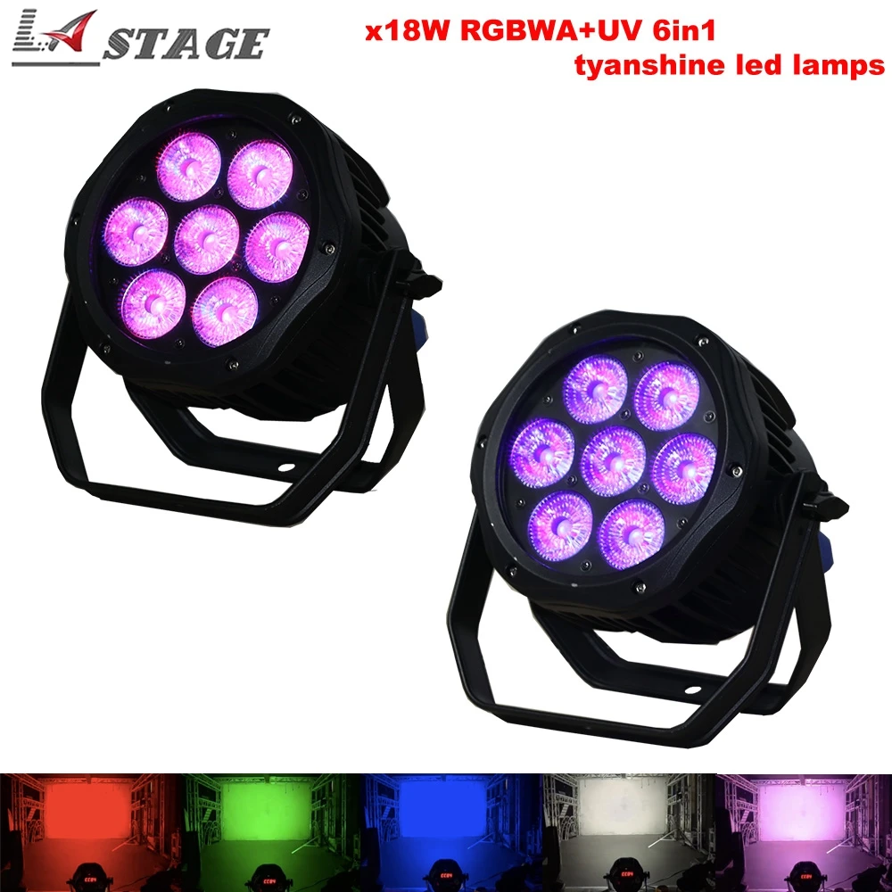 Free Shipping 2pcs/lot 7x18W RGBWA UV 6IN1 Led Par Light Taiwan Tyanshine Leds High Power 25 Degree Beam Angle For Stage Party
Free Shipping 2pcs/lot 7x18W RGBWA UV 6IN1 Led Par Light Taiwan Tyanshine Leds High Power 25 Degree Beam Angle For Stage Party