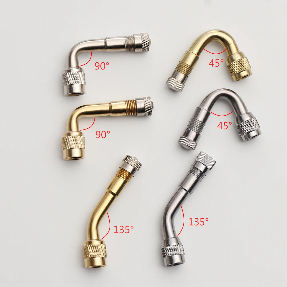 1Pc 45/90/135 Degree Air Tyre Valves For Truck Motorcycle Cycling Accessories Adapter Car Valve Extension Stem Brass High qualit
1Pc 45/90/135 Degree Air Tyre Valves For Truck Motorcycle Cycling Accessories Adapter Car Valve Extension Stem Brass High qualit