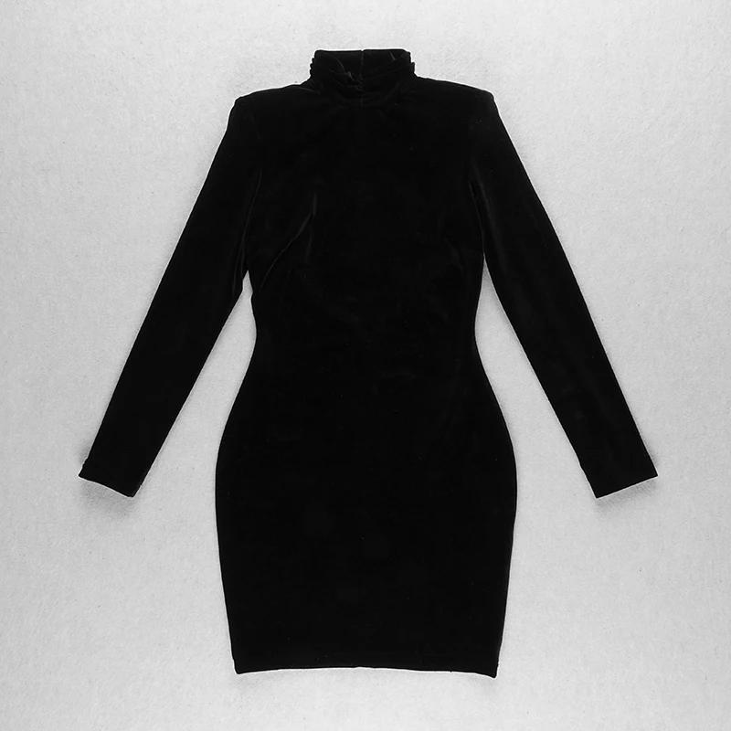2020 New Women black V neck long sleeve Vestido Celebrity evening party bodycon bandage dresses dropshipping
2020 New Women black V neck long sleeve Vestido Celebrity evening party bodycon bandage dresses dropshipping