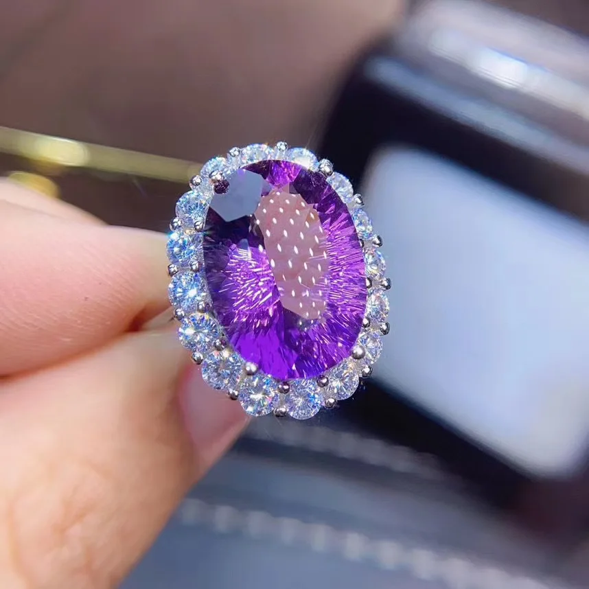 Natural and real amethyst ring 925 sterling silver 10*14MM gemstone For men or women rings
Natural and real amethyst ring 925 sterling silver 10*14MM gemstone For men or women rings