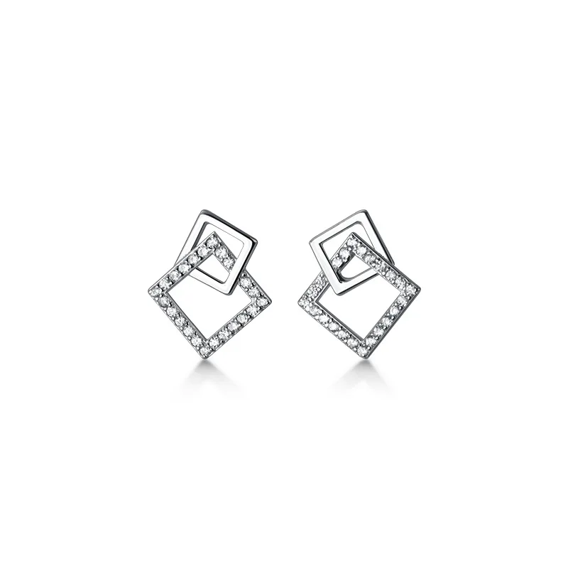 Romantic Hollow Small Geometric Square Stud Earrings 925 Silver CZ Zirconia Stone Studs for Women Girls Teens Korean Jewelry Gif
Romantic Hollow Small Geometric Square Stud Earrings 925 Silver CZ Zirconia Stone Studs for Women Girls Teens Korean Jewelry Gif