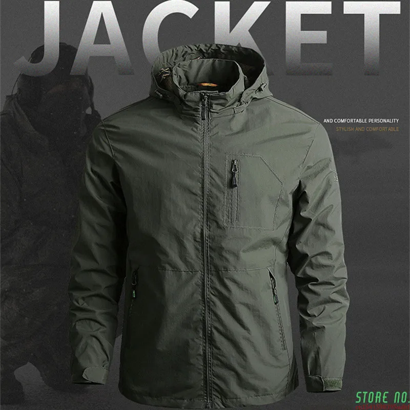 Hiking Jacket Men Spring Autumn Outdoor Sports Breathable Coats Climbing Trekking Windbreaker Travel Waterproof Jacket
Hiking Jacket Men Spring Autumn Outdoor Sports Breathable Coats Climbing Trekking Windbreaker Travel Waterproof Jacket