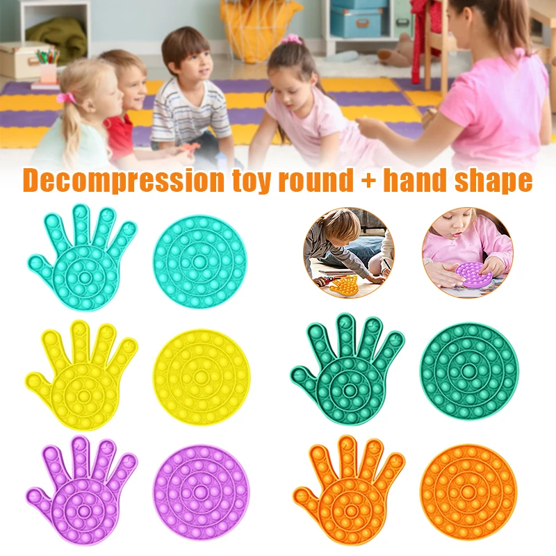 Colorful Push Bubble Fidget Sensory Toy Adult Antistess Autism Special Needs Stress Reliever Toys for Chidren Christmas Gift 
Colorful Push Bubble Fidget Sensory Toy Adult Antistess Autism Special Needs Stress Reliever Toys for Chidren Christmas Gift