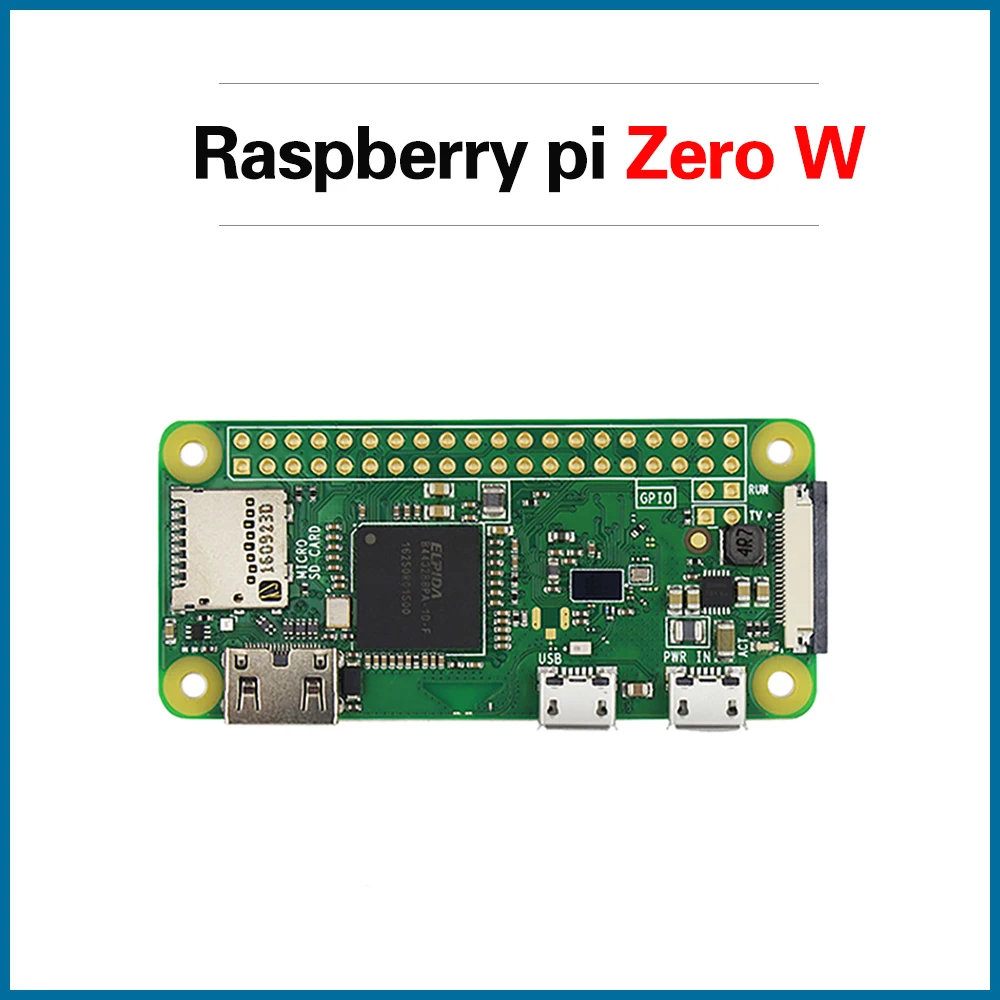 S ROBOT Raspberry Pi Zero W беспроводной 0 с Wi Fi и Bluetooth 1 ГГц процессор 512 МБ ОЗУ Linux OS 1080P HD