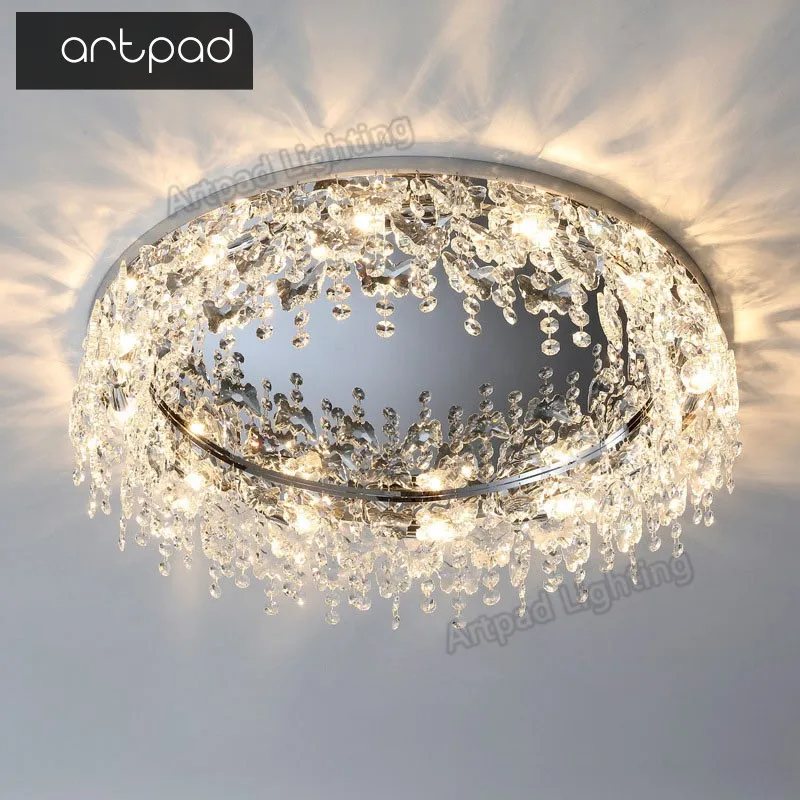 Artpad Crystal Modern Kitchen Ceiling Lights Metal Base Diamond Ceiling Lamp for Living Room Bathroom Dining Room Aisle Decor
Artpad Crystal Modern Kitchen Ceiling Lights Metal Base Diamond Ceiling Lamp for Living Room Bathroom Dining Room Aisle Decor