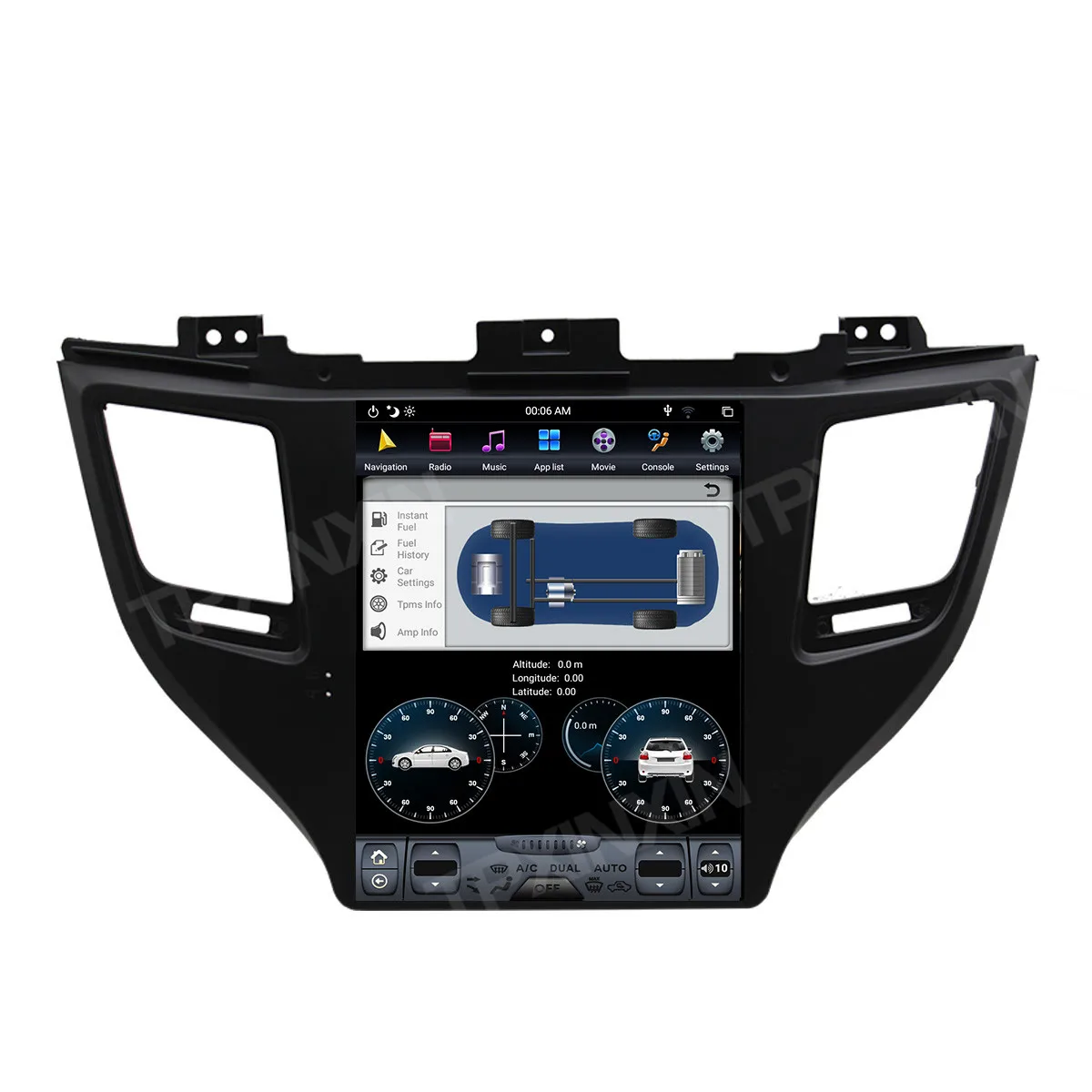 

128G Android 9.0 For Hyundai Tuscon 2015-2019 DSP Car GPS Navigation Stereo Head Unit Multimedia Player Auto Radio Tape Recorder