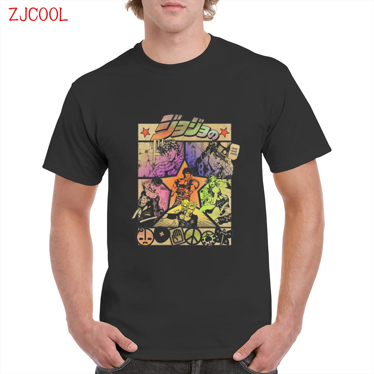 Pink JoJo's Bizarre Adventure Anime t shirt Harajuku Y2k Tee Streetwear Graphic Tops 100% Cotton Oversized clothes Female/Man
Pink JoJo's Bizarre Adventure Anime t shirt Harajuku Y2k Tee Streetwear Graphic Tops 100% Cotton Oversized clothes Female/Man