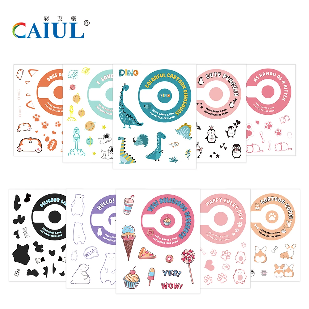 CAIUL Cartoon Stickers for Fujifilm Instax Mini 11 Instant Camera Case Bag Photo Album Film
CAIUL Cartoon Stickers for Fujifilm Instax Mini 11 Instant Camera Case Bag Photo Album Film