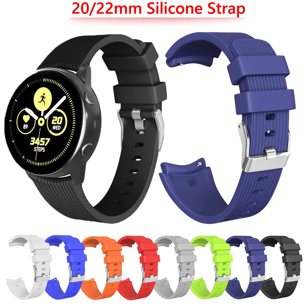 Ремешок силиконовый для Samsung Galaxy Watch 46 42 мм Active 2 40/44 мм, мягкий спортивный сменный классический браслет для наручных часов S3 S2, 20 22 мм
Ремешок силиконовый для Samsung Galaxy Watch 46 42 мм Active 2 40/44 мм, мягкий спортивный сменный классический браслет для наручных часов S3 S2, 20 22 мм