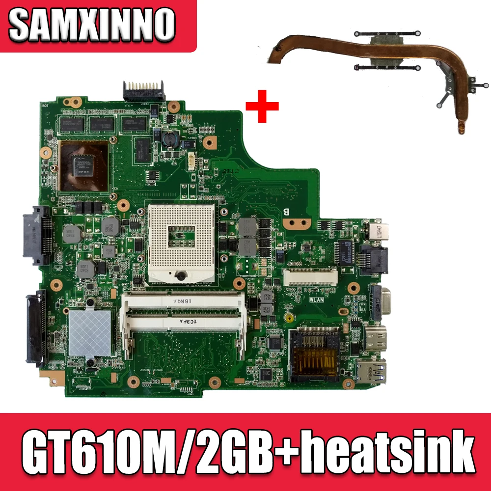 Материнская плата K43SM GT610M/2 ГБ + радиатор для Asus A43S X43S K43S K43SV K43SJ Материнская плата ноутбука K43SM материнская плата K43SM материнская плата
Материнская плата K43SM GT610M/2 ГБ + радиатор для Asus A43S X43S K43S K43SV K43SJ Материнская плата ноутбука K43SM материнская плата K43SM материнская плата