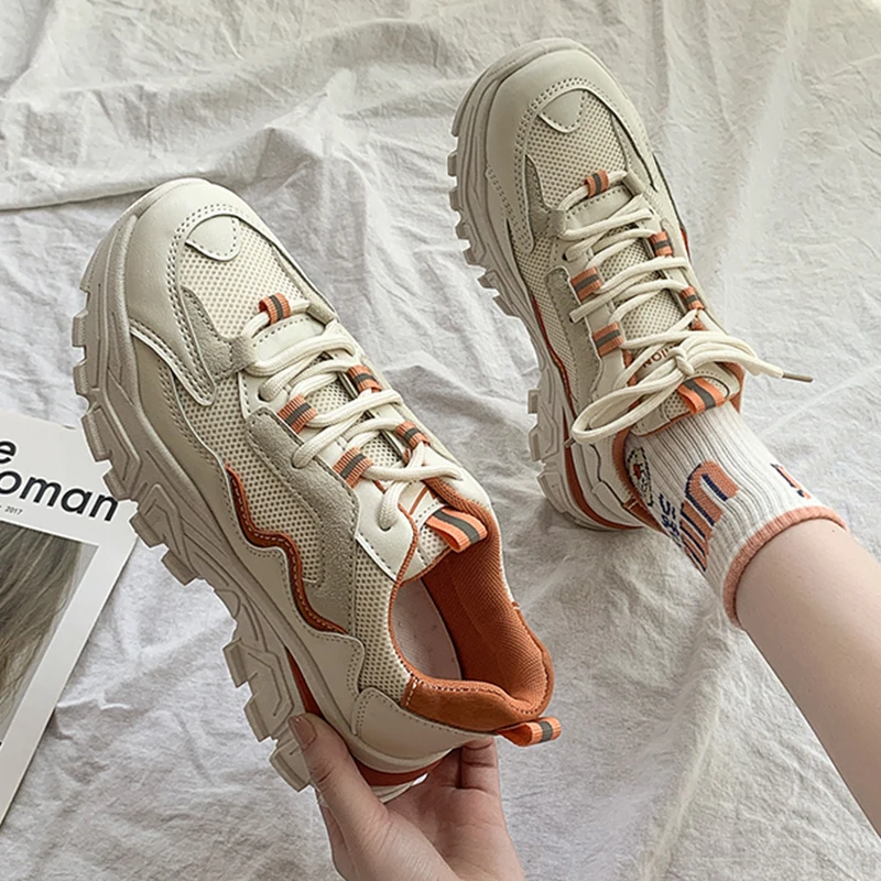 Spring Autumn New Women Casual Sneakers Female Round Toe Platform Vulcanized Sports Shoes For Ladies 2022 Lace Up Shoes
Spring Autumn New Women Casual Sneakers Female Round Toe Platform Vulcanized Sports Shoes For Ladies 2022 Lace Up Shoes