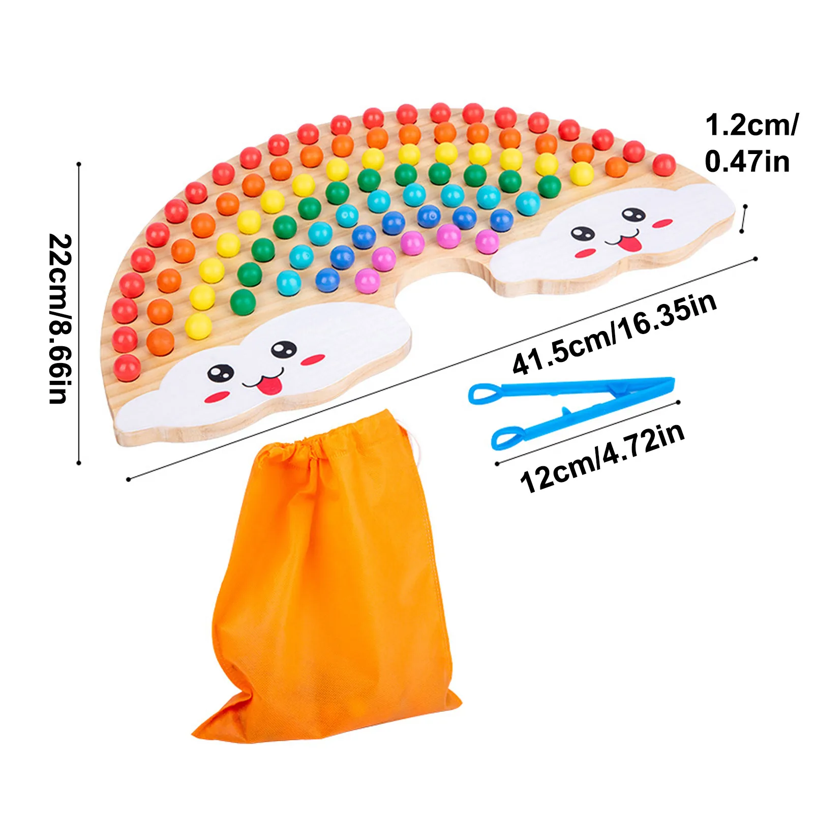 Rainbow Board Wooden Toys Baby Montessori Educational Toys Color Sorting Sensory Nordic Wood Toys Clip Beads Games Gift For Kids
Rainbow Board Wooden Toys Baby Montessori Educational Toys Color Sorting Sensory Nordic Wood Toys Clip Beads Games Gift For Kids