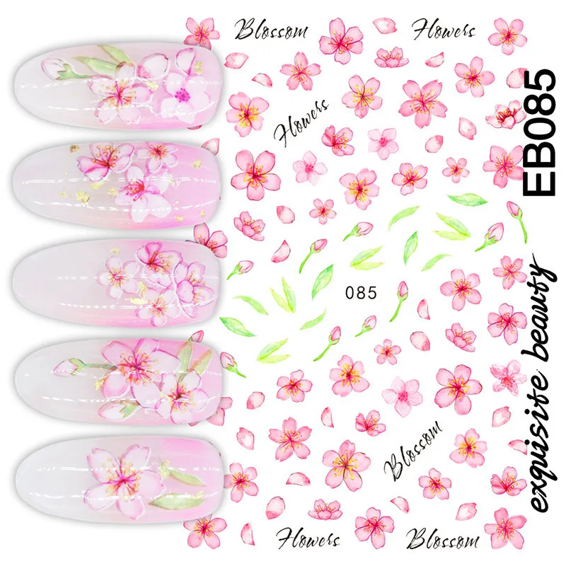 Newest EB 0850 flower design nail sticker decal stamping back gule DIY nail decoration wraps
Newest EB 0850 flower design nail sticker decal stamping back gule DIY nail decoration wraps