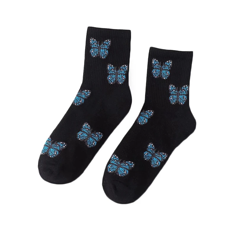 Butterfly Print Cotton Socks Women Harajuku Short Ankle Socks Women Casual Streetwear Comfortable Breathable Sock Fashion 2020
Butterfly Print Cotton Socks Women Harajuku Short Ankle Socks Women Casual Streetwear Comfortable Breathable Sock Fashion 2020