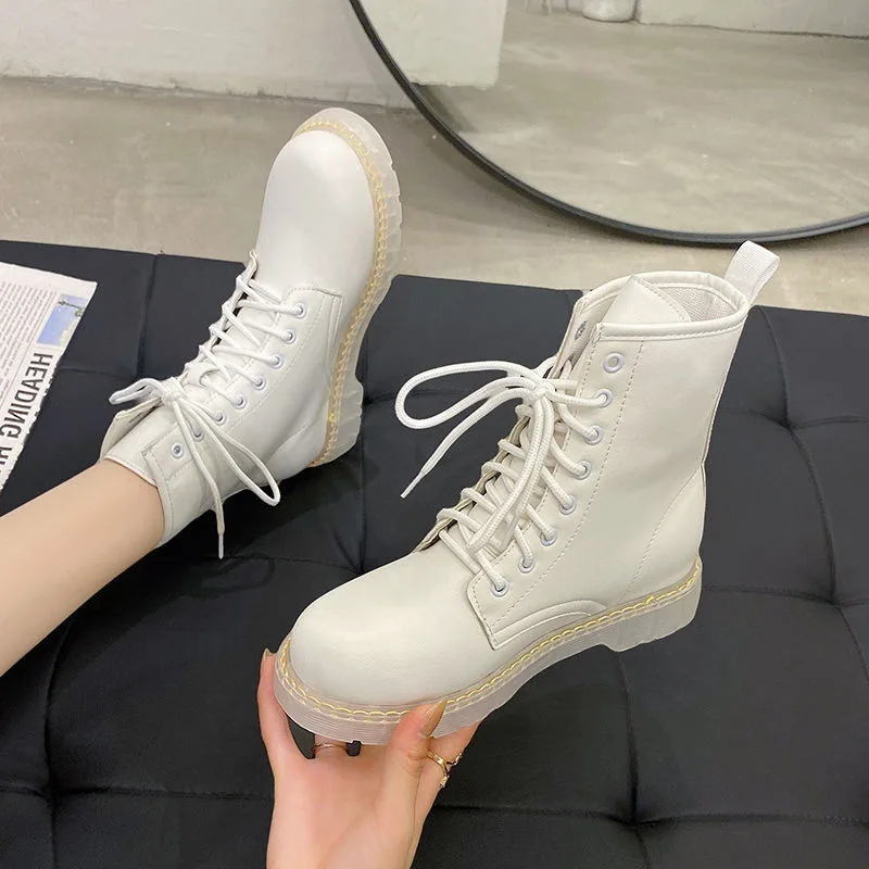 Женские ботинки Martin, качественные кожаные ботильоны, осенне-зимняя женская обувь, обувь на платформе со шнуровкой, женские ботинки, увеличи...
Женские ботинки Martin, качественные кожаные ботильоны, осенне-зимняя женская обувь, обувь на платформе со шнуровкой, женские ботинки, увеличи...