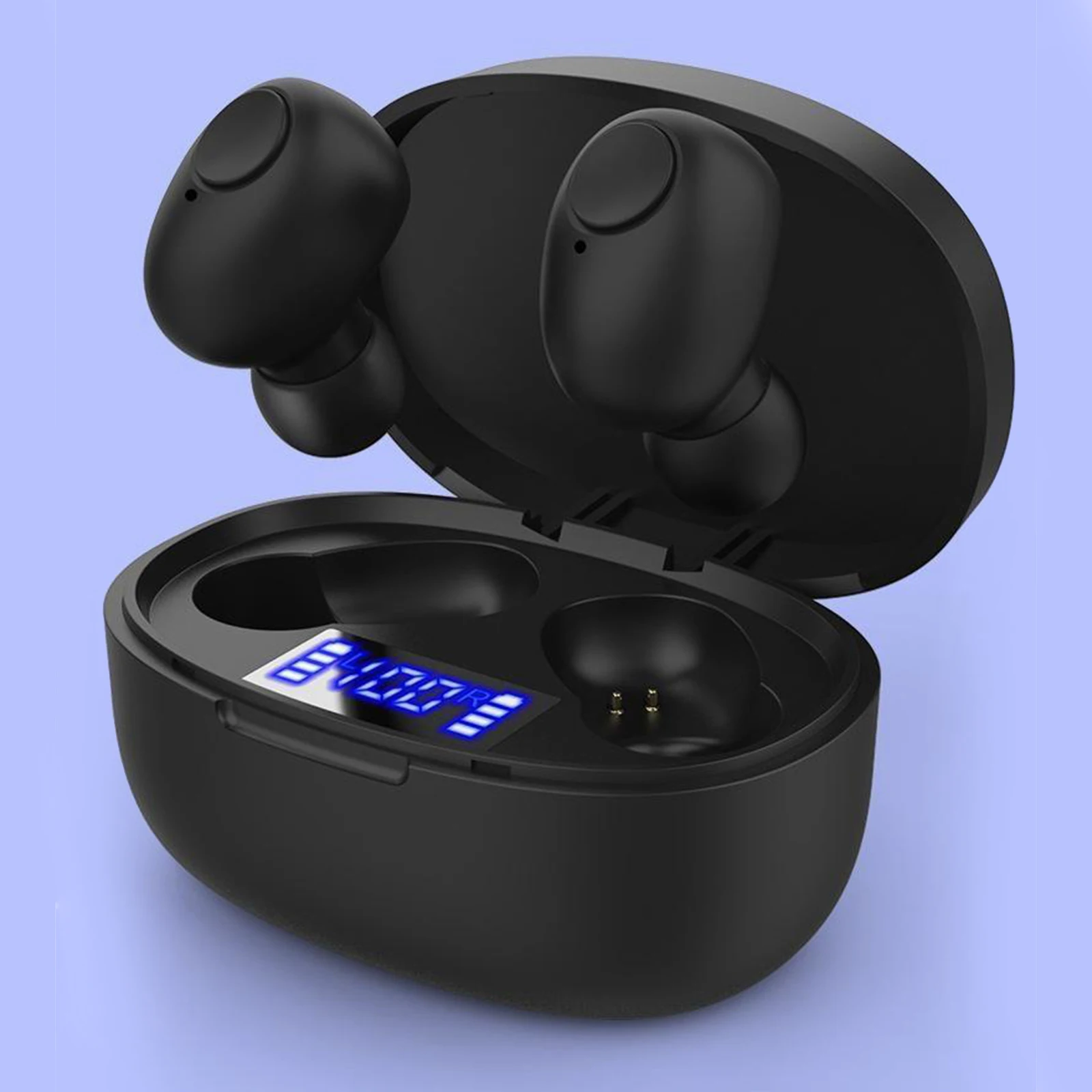 T12 Stylish Mini Wireless Earbuds Earphones Touch Function Headphones Lightweight Headset Automatically Pair & Charging Box
T12 Stylish Mini Wireless Earbuds Earphones Touch Function Headphones Lightweight Headset Automatically Pair & Charging Box