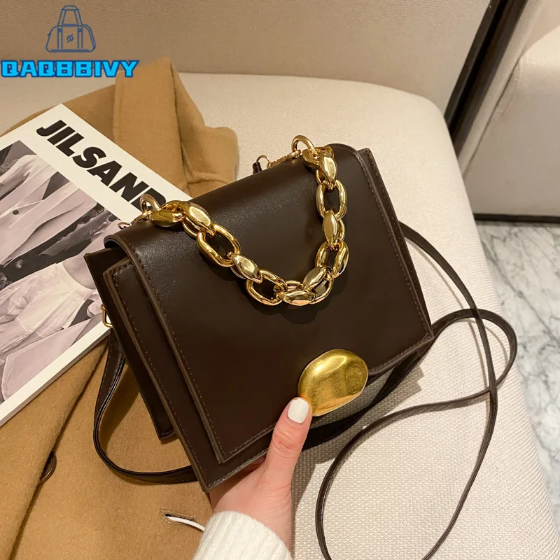 New 2021 Fashion Women PU Leather Shoulder Chain Bag Elegant Female Solid Purses Shopping Bag Messenger Crossbody Bags for Girls
New 2021 Fashion Women PU Leather Shoulder Chain Bag Elegant Female Solid Purses Shopping Bag Messenger Crossbody Bags for Girls