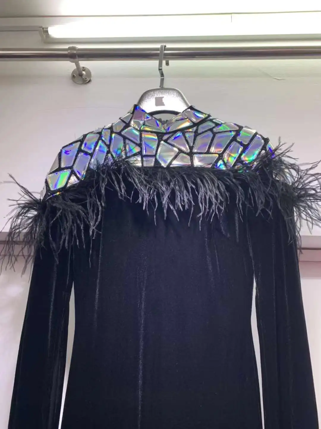 Women Spring Long Sleeve Split Sequins Celebrity Evening Party Dress 2021 Birthday Prom Bar Stage Performance Dress 
Women Spring Long Sleeve Split Sequins Celebrity Evening Party Dress 2021 Birthday Prom Bar Stage Performance Dress