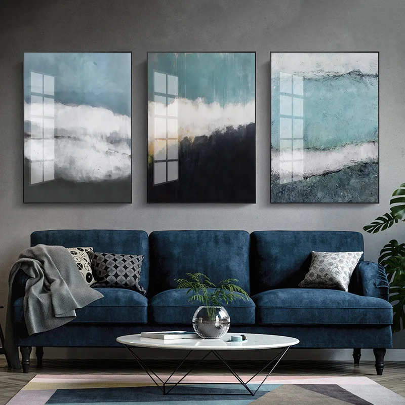 Modern Nordic Abstract Hand-painted Watercolor Sea White Clouds Living Room Poster Decoration Painting Core
Modern Nordic Abstract Hand-painted Watercolor Sea White Clouds Living Room Poster Decoration Painting Core