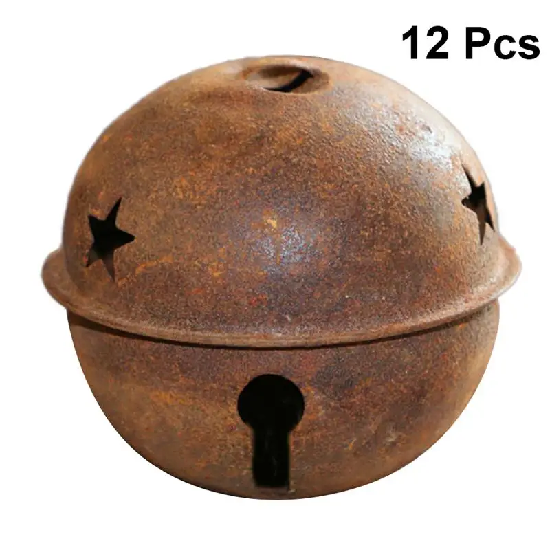 

Bell Bells Jingle Christmas Rusty Metal Crafts Tree Diy Craft For Decoration Xmas Star Hanging Rusted Cutout Sleigh Party