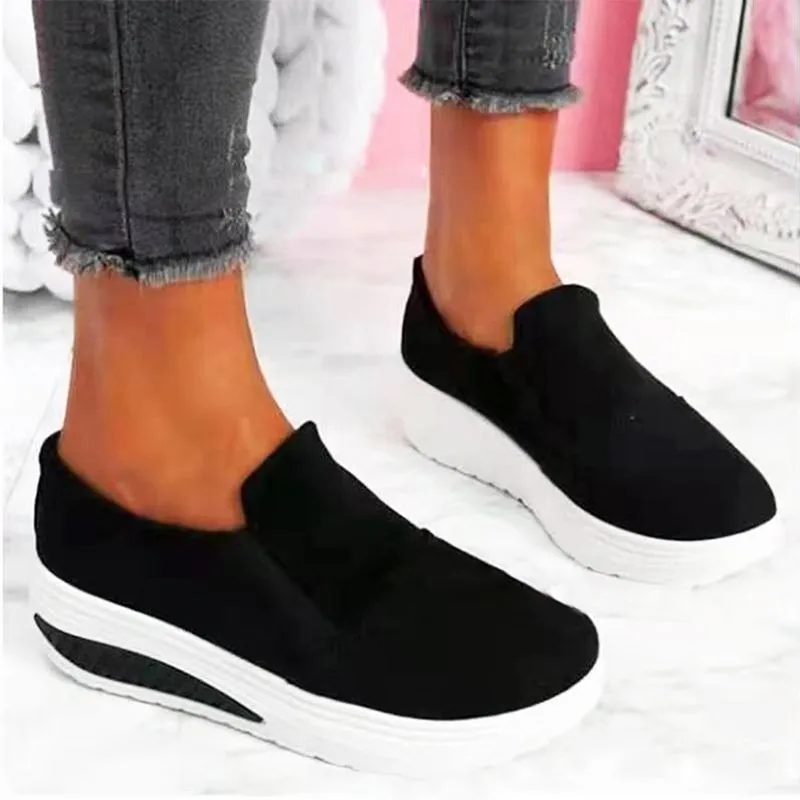 Women's new hot-selling fashion lightweight comfortable breathable sneakers thick-soled solid color casual walking shoes
Women's new hot-selling fashion lightweight comfortable breathable sneakers thick-soled solid color casual walking shoes