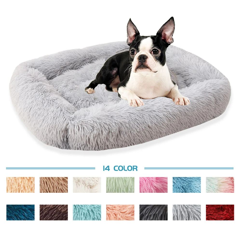 Square Dogs Beds Thicken Pets Cushion Long Plush Cats Sofa Non-slip Sleeping House Indoor Kennel for Small Large Dogs Supplies
Square Dogs Beds Thicken Pets Cushion Long Plush Cats Sofa Non-slip Sleeping House Indoor Kennel for Small Large Dogs Supplies