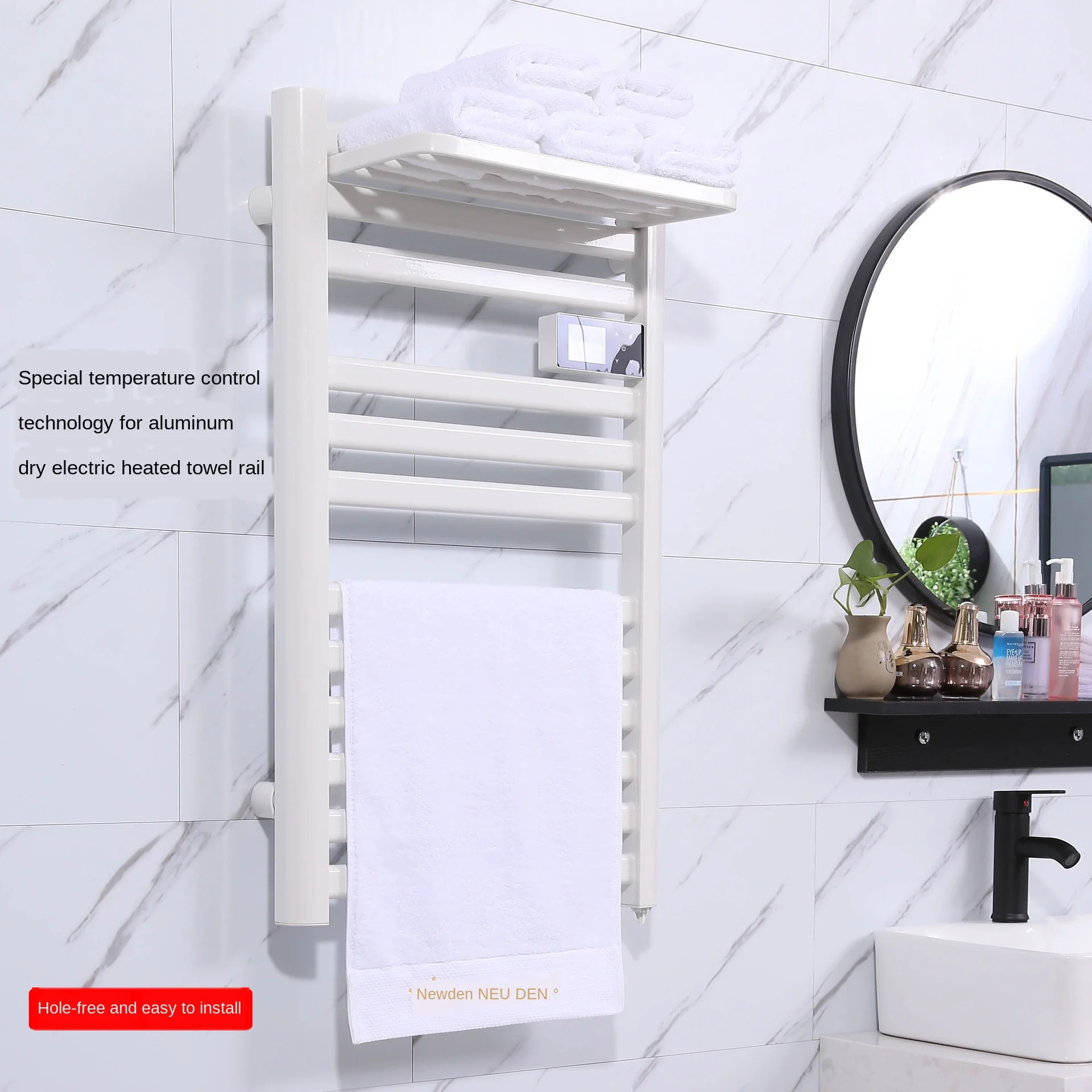 WIFI control intelligent electric towel rack odor removal European aluminum alloy paint heating towel rack intelligent temperatu
WIFI control intelligent electric towel rack odor removal European aluminum alloy paint heating towel rack intelligent temperatu