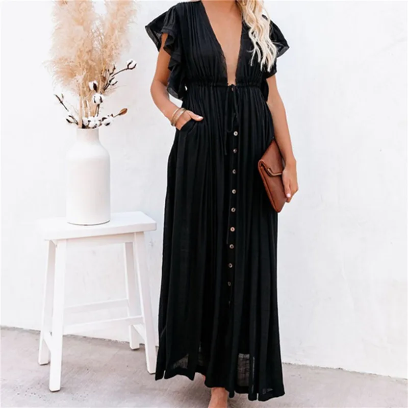 Women Sexy Swimwear Cover-ups Long White Tunic Casual Summer Beach Dress Elegant Plus Size Beach Wear Swim Suit Cover Up
Women Sexy Swimwear Cover-ups Long White Tunic Casual Summer Beach Dress Elegant Plus Size Beach Wear Swim Suit Cover Up