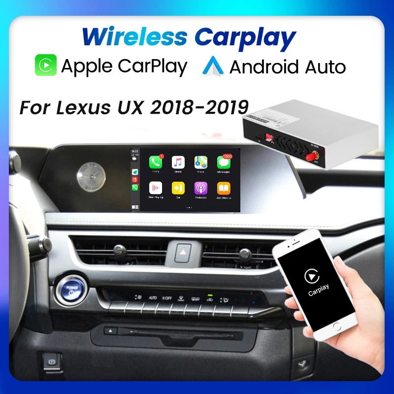 Wireless Android Auto Decoder Apple CarPlay Box For Lexus UX 2018-2019 Car Multimedia Player Upgarde EOM Screen WIFI BT GPS Navi 
Wireless Android Auto Decoder Apple CarPlay Box For Lexus UX 2018-2019 Car Multimedia Player Upgarde EOM Screen WIFI BT GPS Navi
