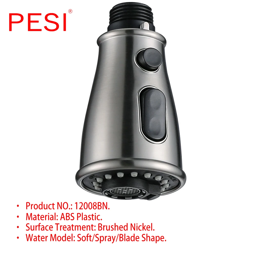 Kitchen Bathroom Tap Faucet Mixer Pull Out Spray Head Outlet Sprayer Nozzle Water Saving Kitchen Faucet Tap Replacement Part.