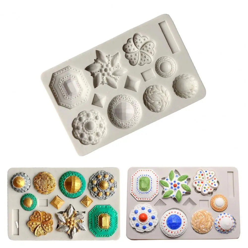Fondant Mold Flexible Easy to Demold Silicone DIY Chocolate Cake Washable Mold for Home
Fondant Mold Flexible Easy to Demold Silicone DIY Chocolate Cake Washable Mold for Home