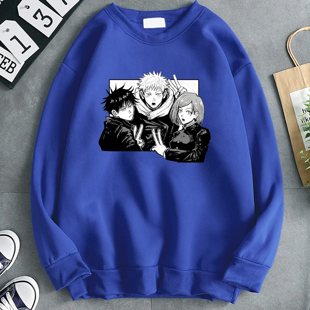 Yuji Itadori jujutsu kaisen Print Sweatshirts Hoodies Man High Quality Fleece Man Sweatshirt Crewneck Harajuku Kpop Streetwear
Yuji Itadori jujutsu kaisen Print Sweatshirts Hoodies Man High Quality Fleece Man Sweatshirt Crewneck Harajuku Kpop Streetwear