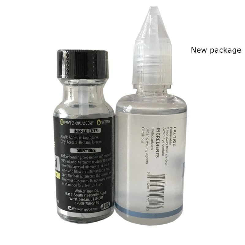 0.5 Oz Walker Ultra Hold lace wig adhesive glue with 1 bottle remover for | Шиньоны и парики