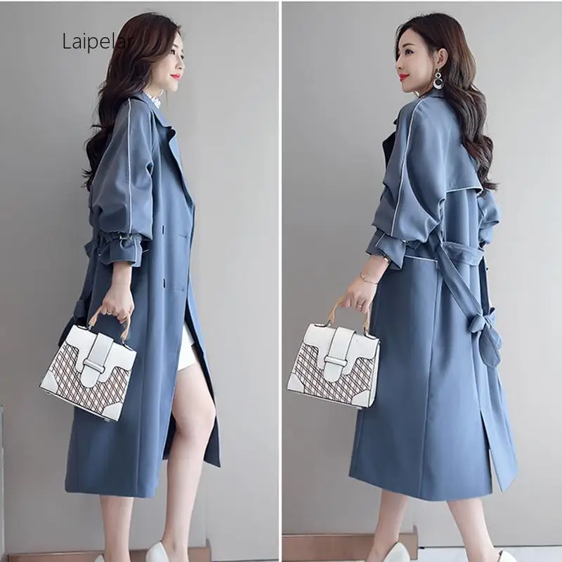 Autumn And Winter Maxi Women's Loose Trench Coat Fashion With Belt Multicolor Plus Size Korean Elegant Vintage Long Windbreaker
Autumn And Winter Maxi Women's Loose Trench Coat Fashion With Belt Multicolor Plus Size Korean Elegant Vintage Long Windbreaker