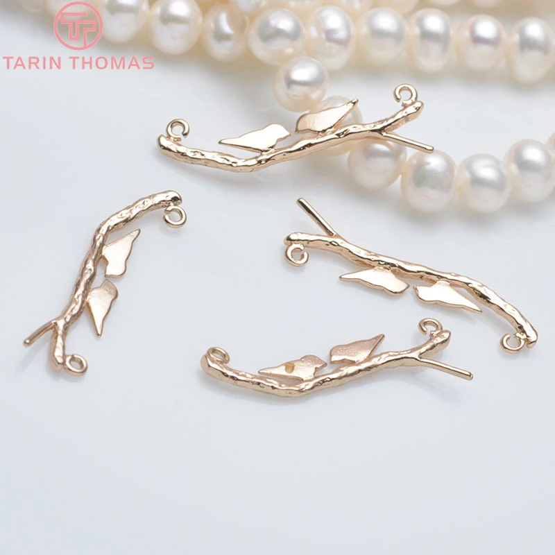 10PCS 25.5x7.5MM 24K Champagne Gold Color Brass 2 Holes Tree Branchs and Birds Charms Pendants High Quality Jewelry Accessories
10PCS 25.5x7.5MM 24K Champagne Gold Color Brass 2 Holes Tree Branchs and Birds Charms Pendants High Quality Jewelry Accessories