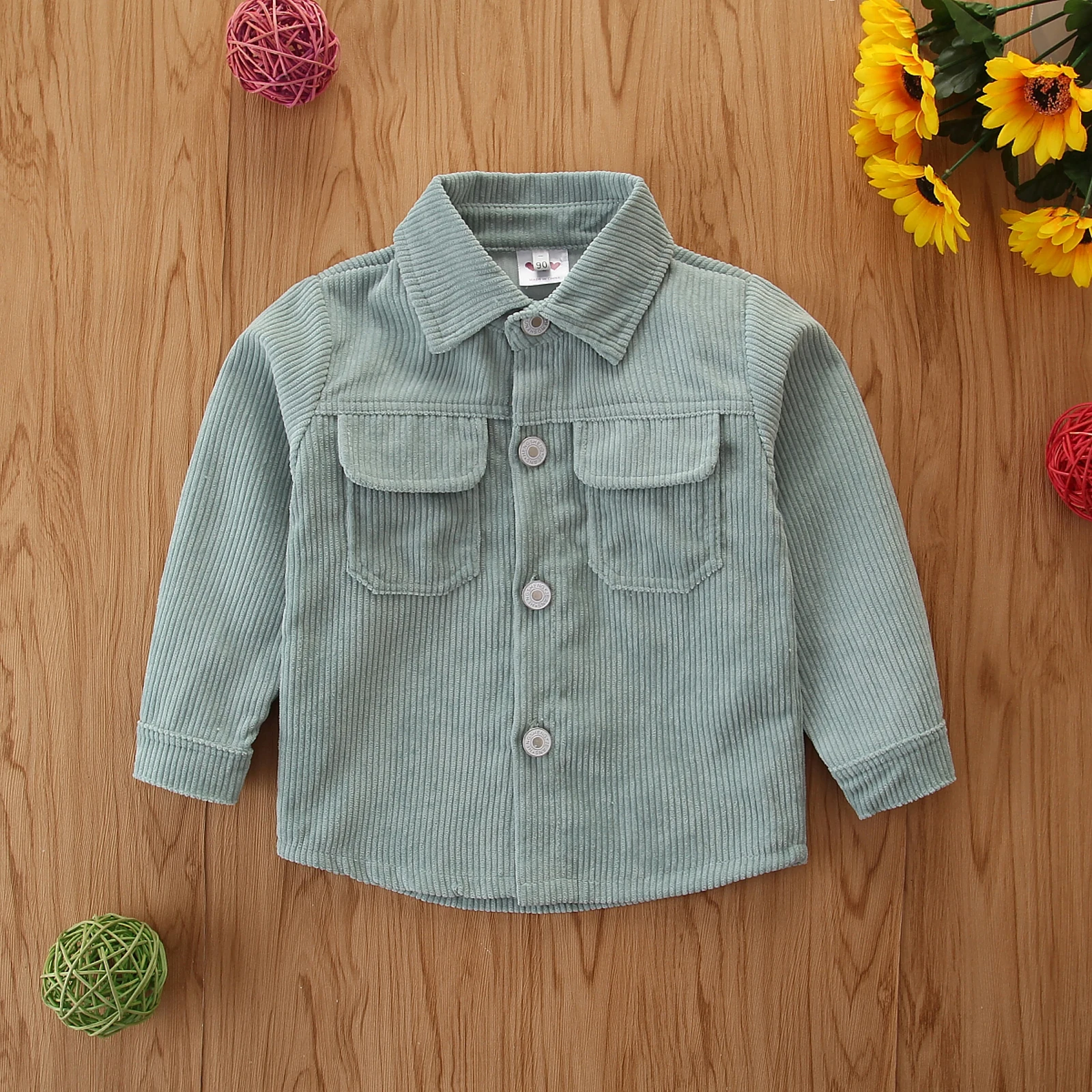 Pudcoco Toddler Baby Clothes Solid Color Long Sleeve Pocket Coat Stylish Lapel Solid Color Top for Children Boys Girls Newest
Pudcoco Toddler Baby Clothes Solid Color Long Sleeve Pocket Coat Stylish Lapel Solid Color Top for Children Boys Girls Newest