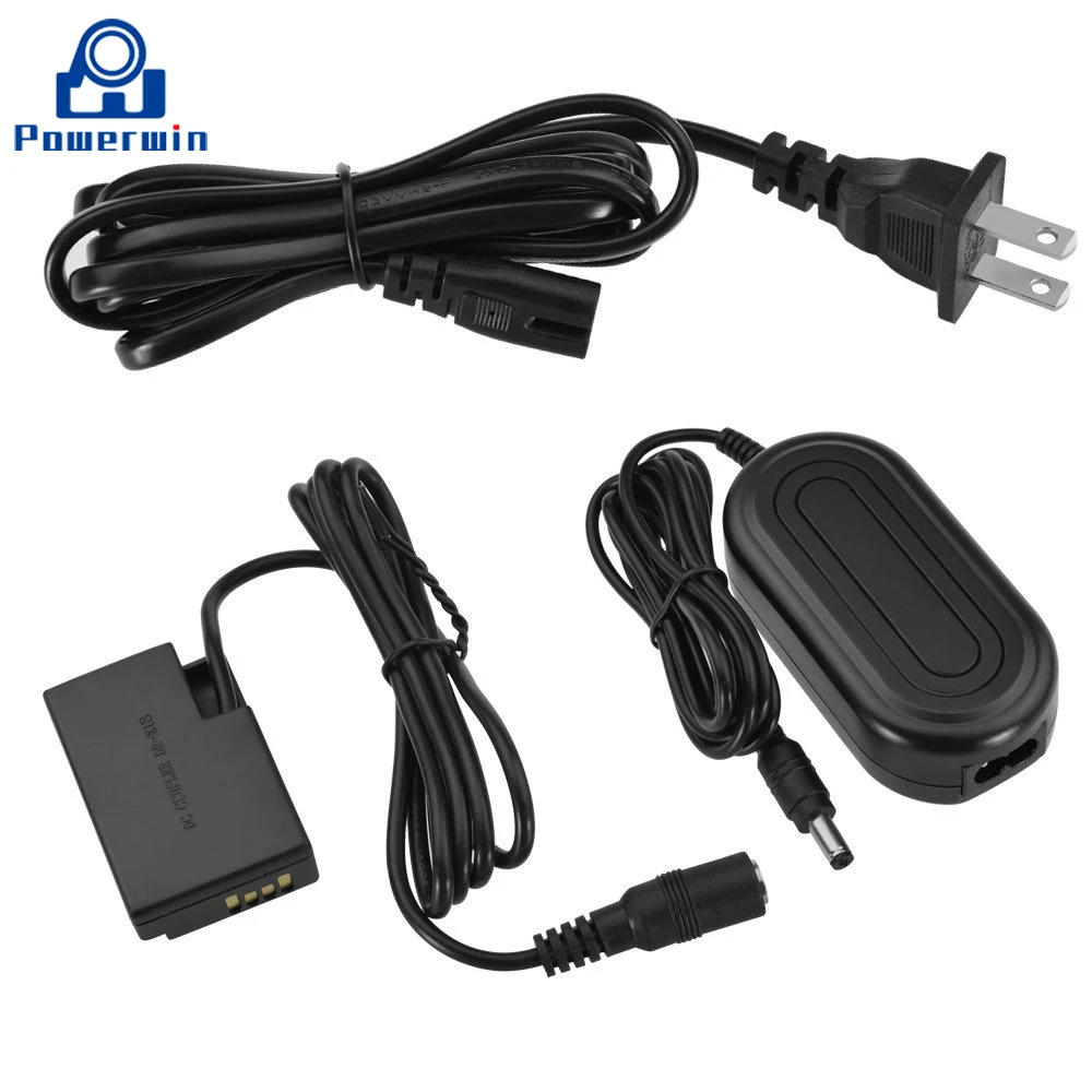 Powerwin ACK E18 LP E17 DR задавайте Камера адаптер манекен муфта Батарея для Canon 850D 800D 760D 750D