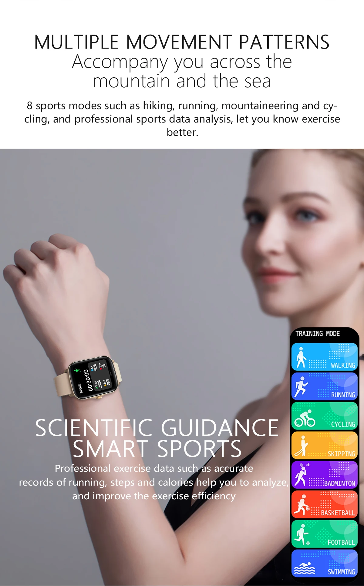 2021 Full Touch HD 1.7inch Large Screen Smart Watch Weather Fitness Tracker Sport Clock Smartwatch for Men Women Y20 PK P8
2021 Full Touch HD 1.7inch Large Screen Smart Watch Weather Fitness Tracker Sport Clock Smartwatch for Men Women Y20 PK P8