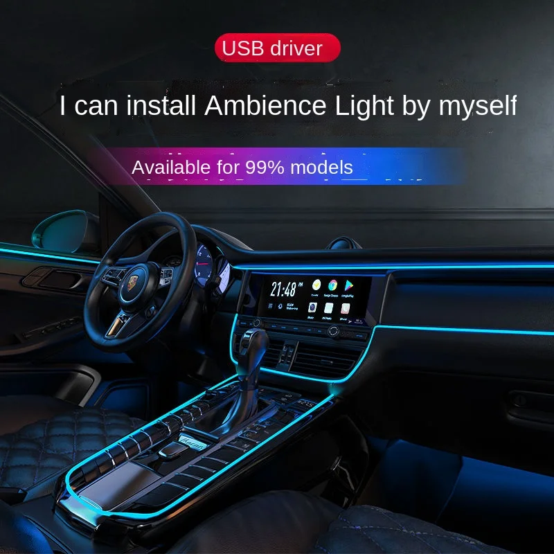 Car Atmosphere Lamp USB Cold Light LED Without Breaking Line Modification General Instrument Panel Interior Atmosphere Lamp
Car Atmosphere Lamp USB Cold Light LED Without Breaking Line Modification General Instrument Panel Interior Atmosphere Lamp