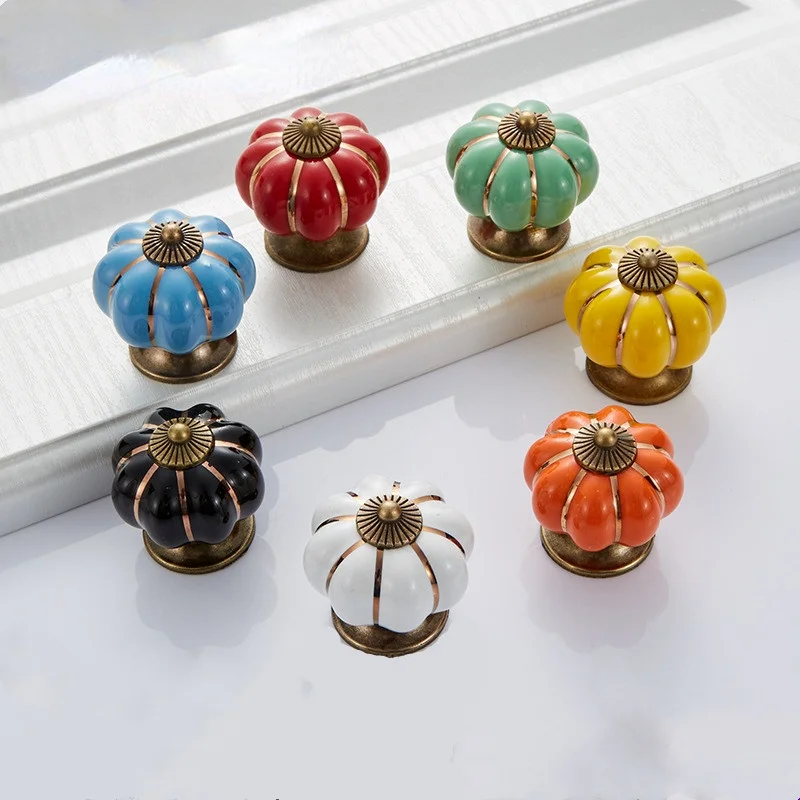 Pumpkin Ceramic Handles 40mm Black/White Desk Drawer Knobs Cupboard Door Handles Single Hole Cabinet Handles Furniture Handles
Pumpkin Ceramic Handles 40mm Black/White Desk Drawer Knobs Cupboard Door Handles Single Hole Cabinet Handles Furniture Handles