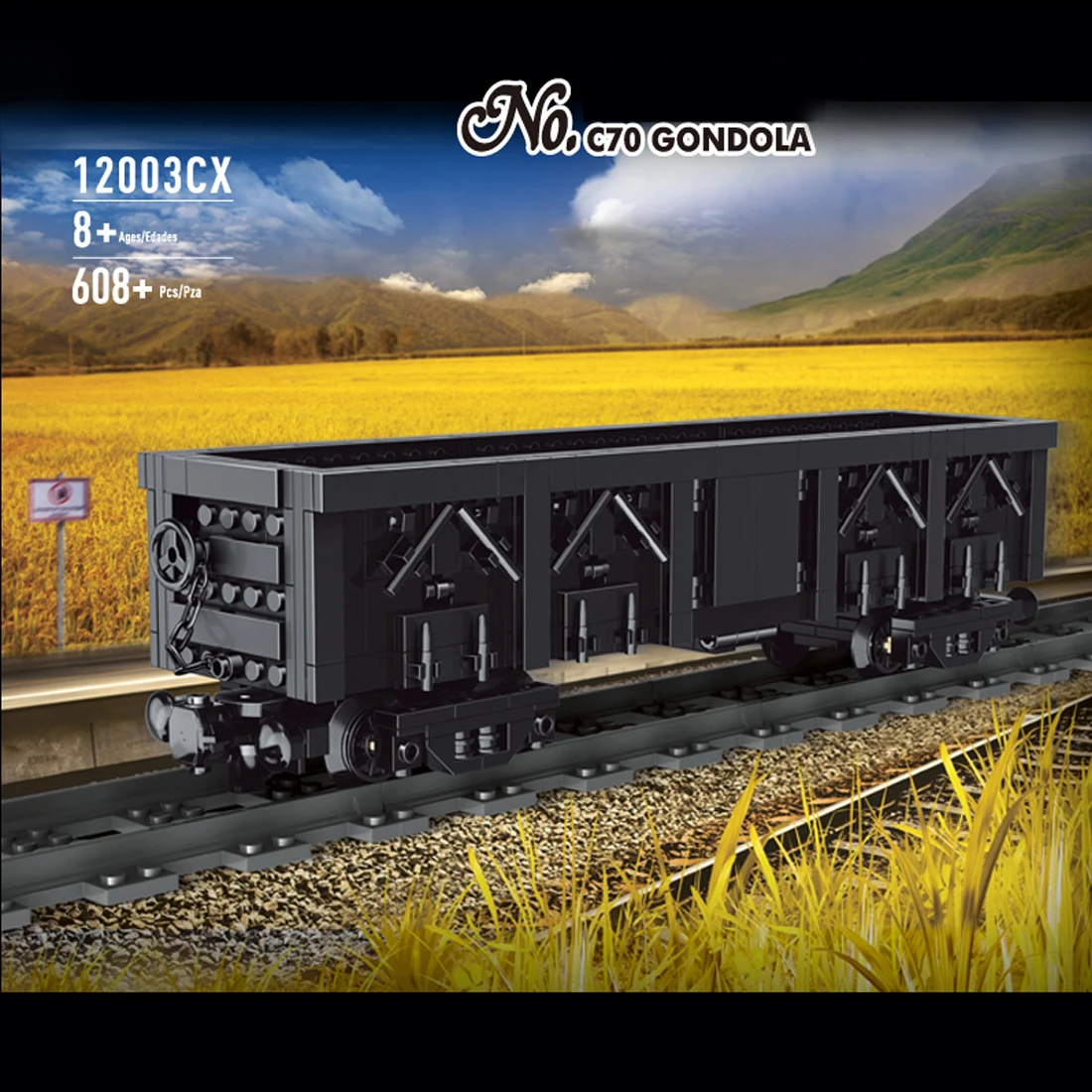 608Pcs MOC Expanded Train Carriage Bricks Small Particle DIY Building Blocks Model for Mouldking 12003 Train
608Pcs MOC Expanded Train Carriage Bricks Small Particle DIY Building Blocks Model for Mouldking 12003 Train