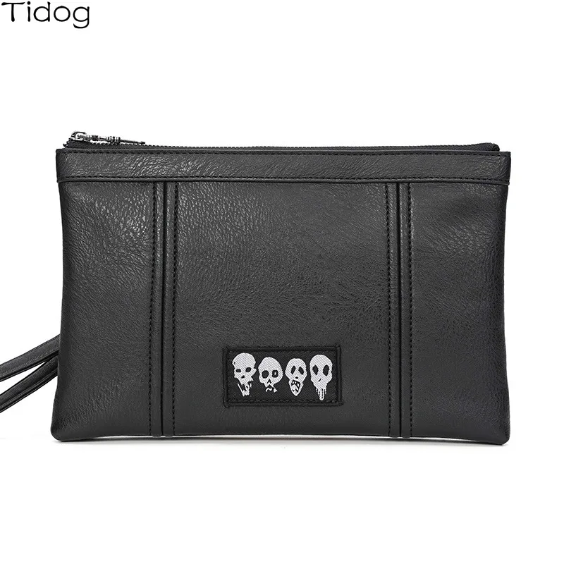 

Tidog New Style Fashion Graffiti Skeleton Clutch Bag