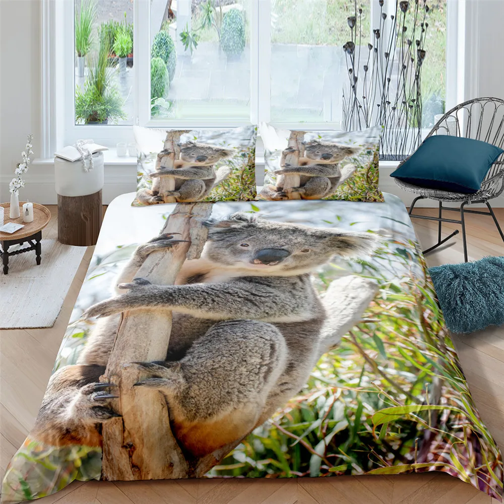 3D Bedding Set Cute Koala Animal Printed Duvet Cover Set Bedcloth With Pillowcase Bedding Sets Home Textiles
3D Bedding Set Cute Koala Animal Printed Duvet Cover Set Bedcloth With Pillowcase Bedding Sets Home Textiles