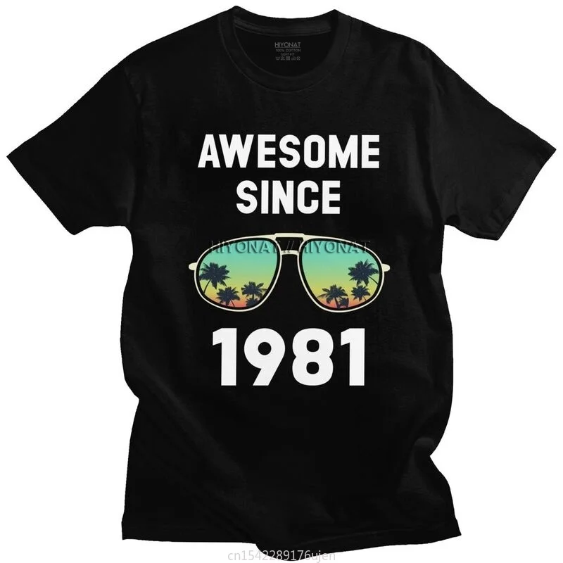 Vintage 1981 T Shirt Trendy Eyeglasses Year Women Short Sleeves Pure Graphic 40th Birthday Tee Streetwear Clothing
Vintage 1981 T Shirt Trendy Eyeglasses Year Women Short Sleeves Pure Graphic 40th Birthday Tee Streetwear Clothing
