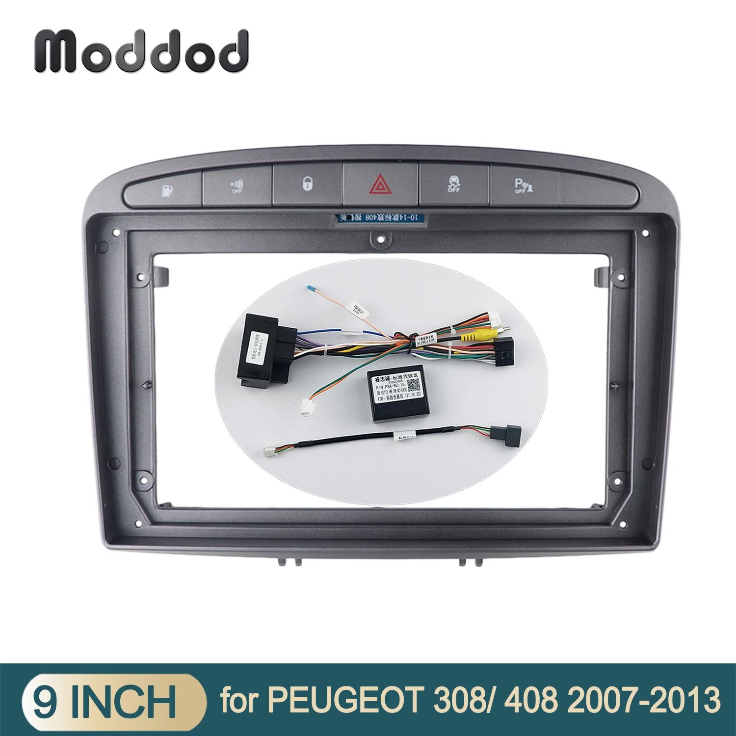 9 INCH Car Radio Frame Bezel for PEUGEOT 308 408 2007-2013 Android Install Surround Fascia Dash Mount Trim Kit GPS Stereo Panel
9 INCH Car Radio Frame Bezel for PEUGEOT 308 408 2007-2013 Android Install Surround Fascia Dash Mount Trim Kit GPS Stereo Panel