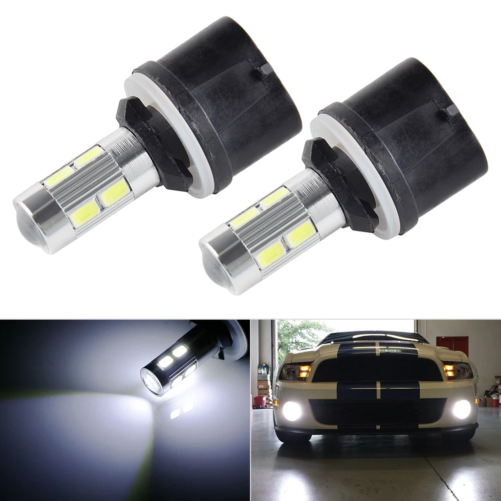 2pcs 880 890 Car LED Bulbs 6000K HID Xenon White 10-SMD Auto Accessories For Fog Lights Driving Lamps
2pcs 880 890 Car LED Bulbs 6000K HID Xenon White 10-SMD Auto Accessories For Fog Lights Driving Lamps