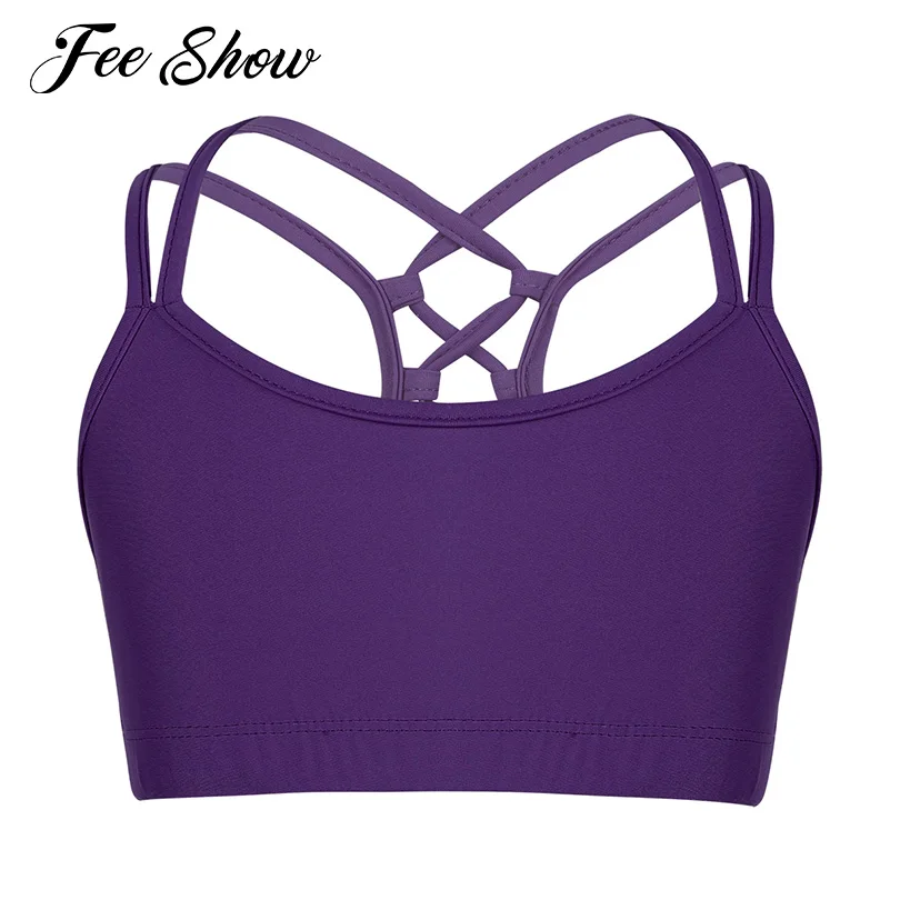 Girls Kids Stretchy Workout Sport Vest Fitness Tops Spaghetti Shoulder Straps Tanks Bra Tops Crop Top Slim Fit Ballet Dance Top
Girls Kids Stretchy Workout Sport Vest Fitness Tops Spaghetti Shoulder Straps Tanks Bra Tops Crop Top Slim Fit Ballet Dance Top