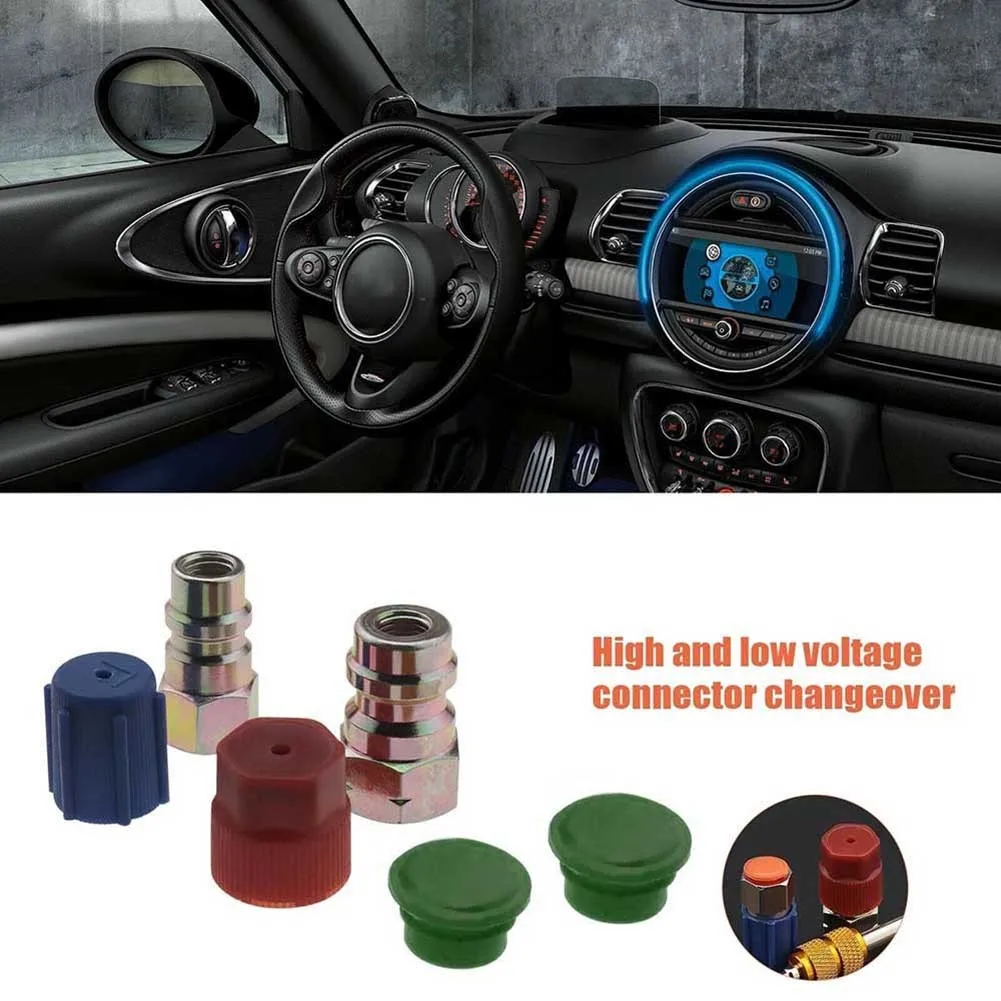 R12 To R134A Retrofit 1/4 SAE Conversion Adapter Cap Kit For Car A/C System Auto Replacement Parts&Air-conditioning Installation
R12 To R134A Retrofit 1/4 SAE Conversion Adapter Cap Kit For Car A/C System Auto Replacement Parts&Air-conditioning Installation