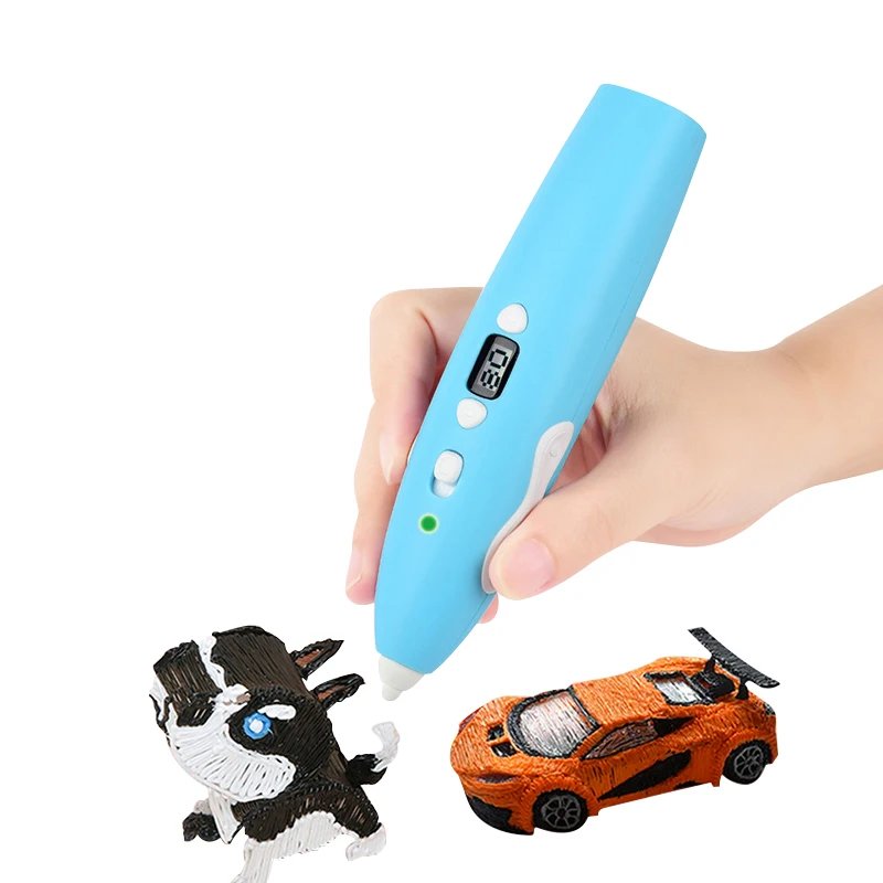 DIY 3D Printer Pen Kids 3D Pen Low Temperature LED Screen 3D Drawing Pen Creative Toy for Children Printing Drawing Design Pens 
DIY 3D Printer Pen Kids 3D Pen Low Temperature LED Screen 3D Drawing Pen Creative Toy for Children Printing Drawing Design Pens